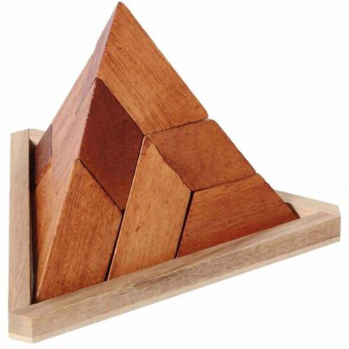 Puzzleportal Pyramide im Holzrahmen 02